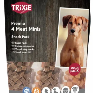 Sparpaket 2 x 4 x 100 g Trixie Premio Meat Minis 4 Snack Pack Hunde Bestpreis